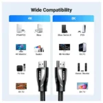 Ugreen 8K HDMI Cable 2.1 48Gbps 8K@60Hz 4K@240Hz 5m 80405