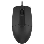 A4Tech OP-330S Wired USB Mouse, 1200 DPI, 5 Million Clicks, Wider Scroll Wheel, 8 Gestures, Silent Clicks, OP-330S